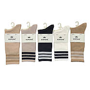 Жіночі високі бавовняні шкарпетки Корона, фото 5