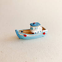 Мініатюра човен 5*2.2 см Блакитний