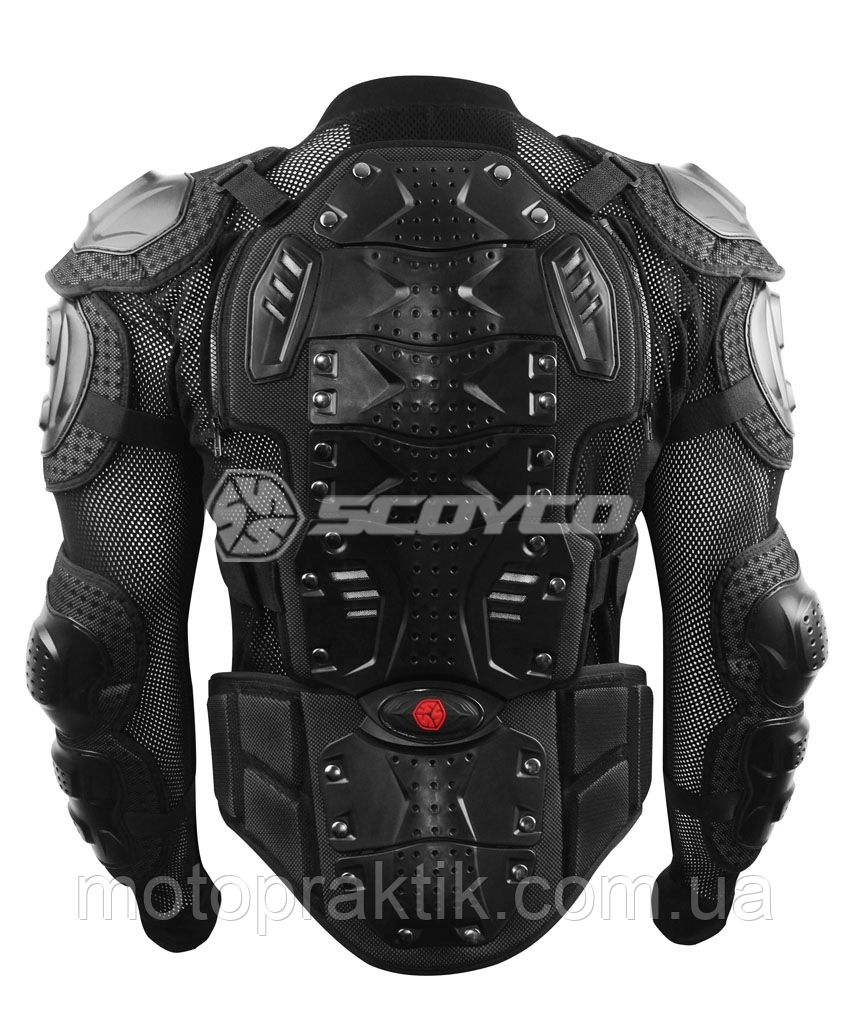 SCOYCO Titan Body Armor Black, XXL Мотозащита тела (черепаха защитная) - фото 2 - id-p380154904