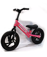 Детский Беговел велобег 222-1 с регулируемым рулём и сиденьем (12 дюймов) от 3х лет