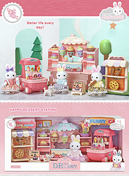 Дитячий ігровий "Магазин 6692" стійка для продажу морозива з флоксовими фігурками та аксесуарами (3+)