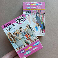 Голографічні ломо карти Итзи Lomo cards Itzy Best Friends Forever 55 карток + 64 стікери