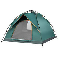 Палатка автоматическая 4-х местная с защитной сеткой от насекомых (210/200/135 см)