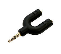 Перехідник спліттер Y-типу для двох навушників