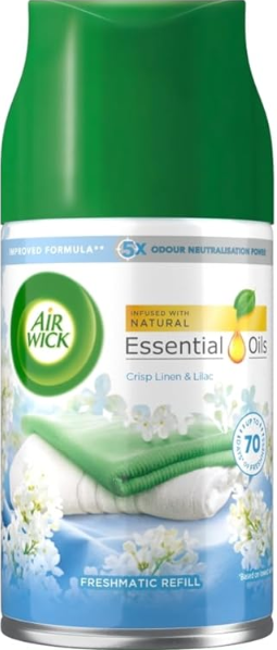 Освіжувач повітря Air Wick Freshmatic "Свіжість білизни і бузок", змінний балон (250мл.)