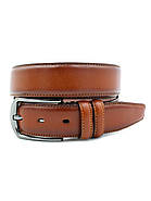 Шкіряний чоловічий ремінь Коричневий 3,5 х 110,115,120 см Weatro lmn-tur-35k-0021, фото 3