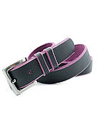 Шкіряний чоловічий ремінь Чорний 4 х 110,115,120 см Weatro lmn-tur-40k-0012, фото 2