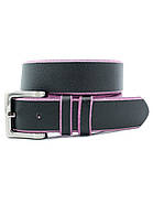 Шкіряний чоловічий ремінь Чорний 4 х 110,115,120 см Weatro lmn-tur-40k-0012, фото 3