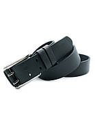 Шкіряний чоловічий ремінь Чорний 4 х 110,115,120 см Weatro lmn-tur-40k-008, фото 3