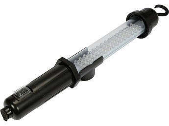 Світильник переносний світлодіодний YATO 60+1 LED акумулят. 3,7 V з зарядкою від 12 V, підвісн гачок