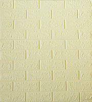 Самоклеющие 3д панели, декоративные панели для стен коридора, интерьерные панели под лимонный кирпич 700x770x4