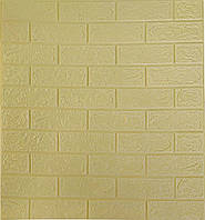 М'які самоклеючі панелі для стін, 3д панелі самоклеючі, декоративні панелі для стін цегла 700x770x5 мм