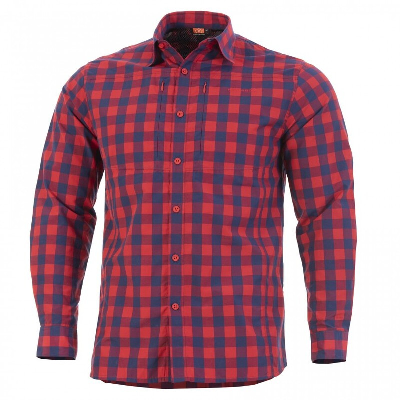 Тактична сорочка Pentagon QT Tactical Shirt K02015 X-Small, Red Checks, фото 1