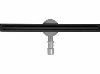 Трап підлоговий лінійний з нержавіючої сталі, чорний FALA SLIM BLACK; 70х 3х 7 см, сифон- 56 мм [5]