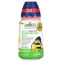 Zarbee's, Children's Nighttime, сироп от кашля и слизи, для детей 2 6 лет, натуральное ягодное средство, 118
