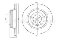 Диск тормозной задний E46/E36/3 Series/Atalanta 57S/55 89-07, CIFAM (800450C)