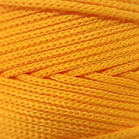 Оранжевый вязаный шнур 2 мм бобина 100м