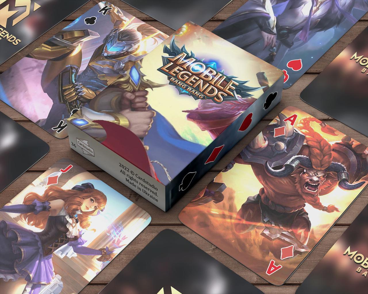 Гральні карти Mobile Legends: Bang Bang 36 карт