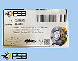 Диск гальмівний задній PEUGEOT 307/SW, Partner/Ranch, кт.-2шт. [PSB Туреччина] 424990, фото 3