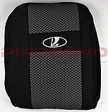Чохли салону автомобіля Ваз Калина 1118 2004-2011 +2 підголівники Сірі "Авто Свет", фото 3