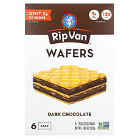 Rip Van Wafels, Темный шоколад, 6 пакетиков по 22 г (0,78 унции) Киев