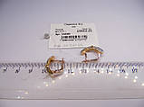Золоті жіночі сережки з діамантами, вага 3,15 г., фото 5