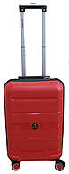 Пластиковый маленький чемодан из полипропилена 40L My Polo красный Toyvoo Пластикова маленька валіза з
