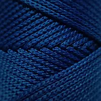 Синий темный вязаный шнур 2 мм бобина 800м