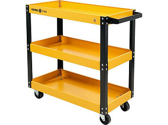 Візок для майстернь VOREL, 3 полки, на 4-х колесах, 77,5 х 76 х 35,5 см, макс. навантаж- 120 кг [1]