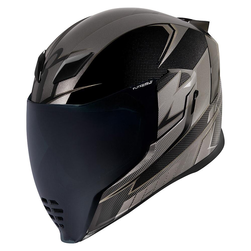 МОТОШОЛОМ ЗАКРИТИЙ ICON AIRFLITE ULTRABOLT КОЛІР BLACK