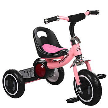Дитячий триколісний велосипед з колесами, що світяться Turbotrike M 3650-M-1