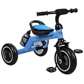 Дитячий триколісний велосипед з колесами які світяться і пляшкою для води Turbotrike M 3648-M-1