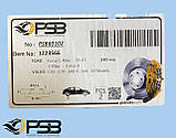 Диск гальмівний задній FORD C-max, Focus C-max, Focus II ,PSB60102, фото 3