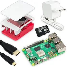 Стартовий комплект Raspberry Pi 5 - 4 ГБ / EU (RPI5-KIT-4GB-EU)