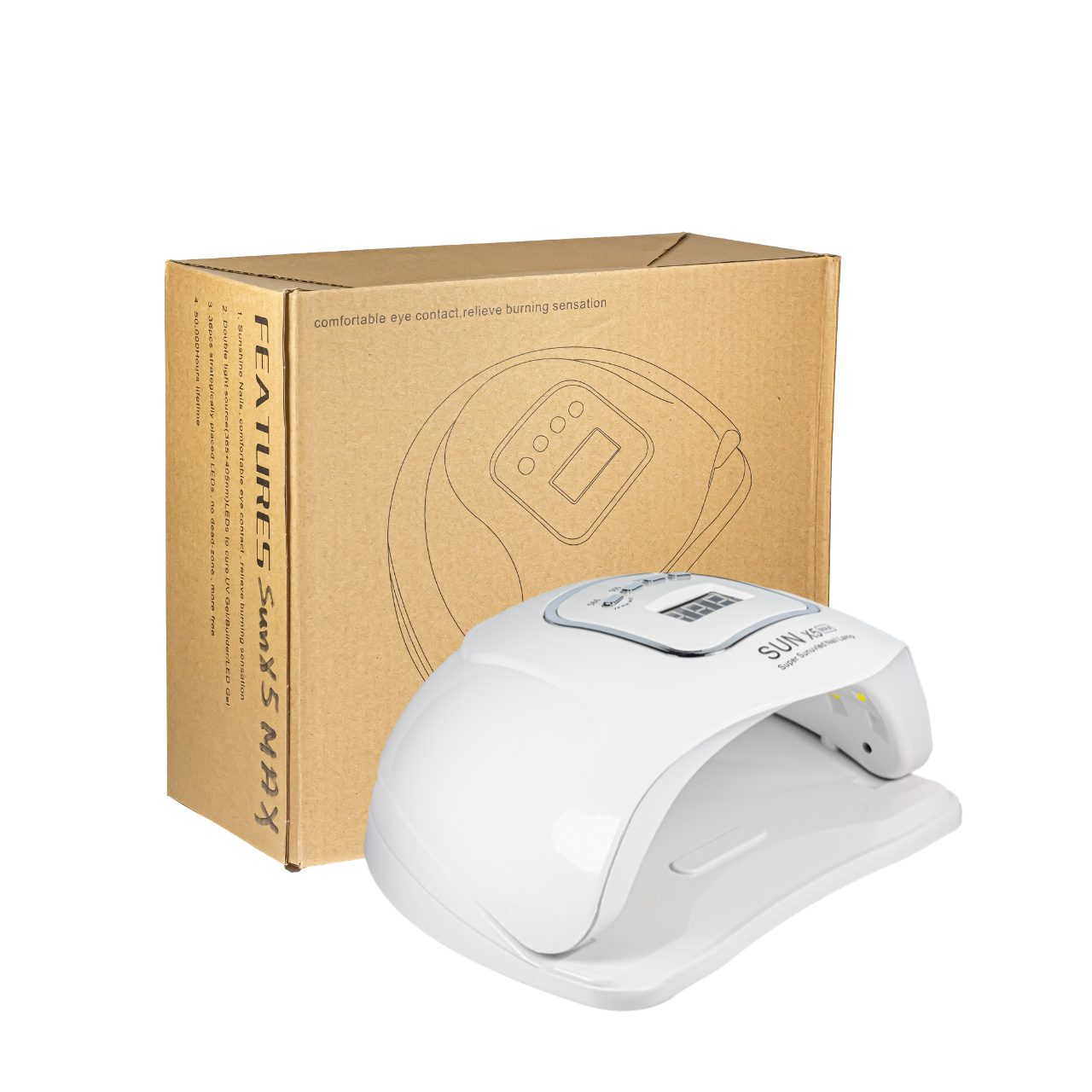 Лампа для сушіння гель-лаку Sun X5 UV+LED Max 180 W, фото 1