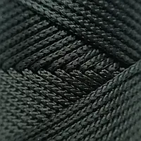 Черный вязаный шнур 2 мм бобина 300м