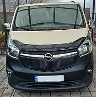 Зимняя накладка на решетку Глянцевая для Opel Vivaro 2015-2019 гг.