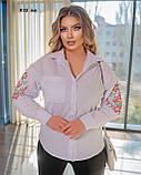 Сорочка жіноча з вишивкою норма і батал 832 вл, фото 5