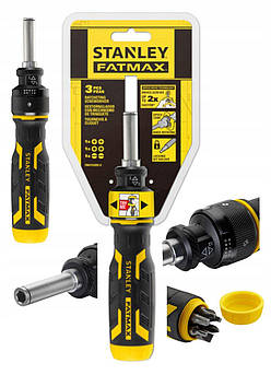 Бітотримач викруткового типу Speed Drive Stanley із засувним механізмом і набором біт