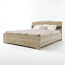 Ліжко двоспальне Марго Дуб сонома + трюфель, фото 2