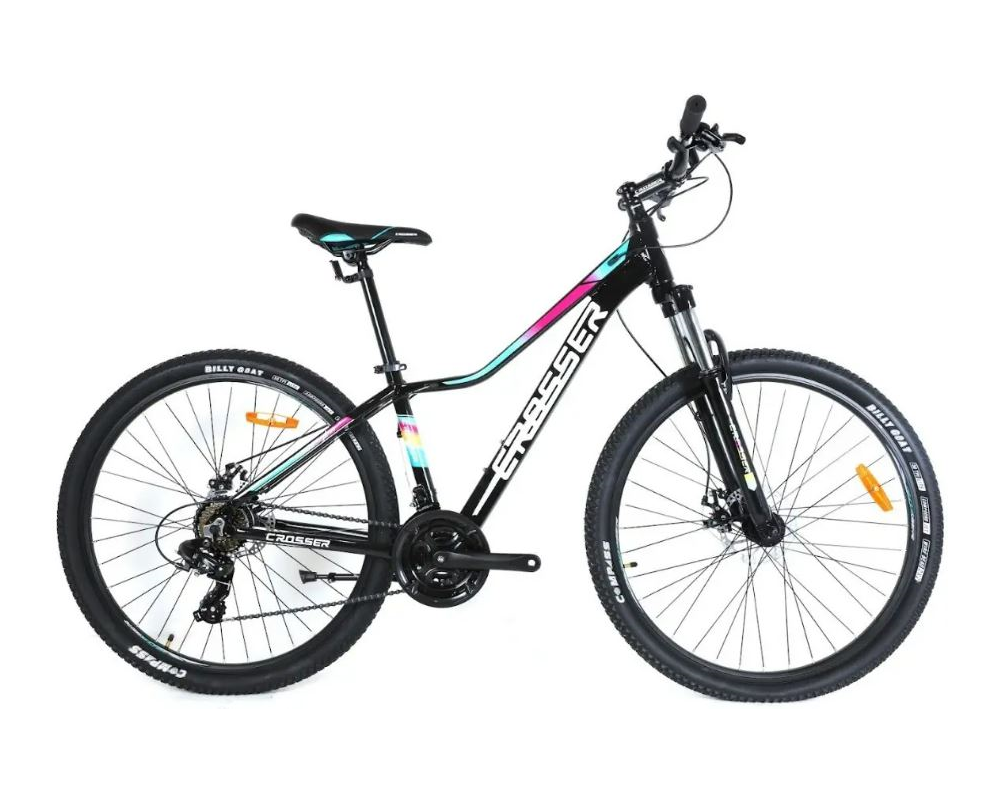 Велосипед гірський Crosser Girl XC-100 26" рама 13 дюймів Чорний