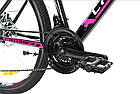 Велосипед гірський Crosser Girl XC-100 27.5" рама 15 дюймів Чорний, фото 5