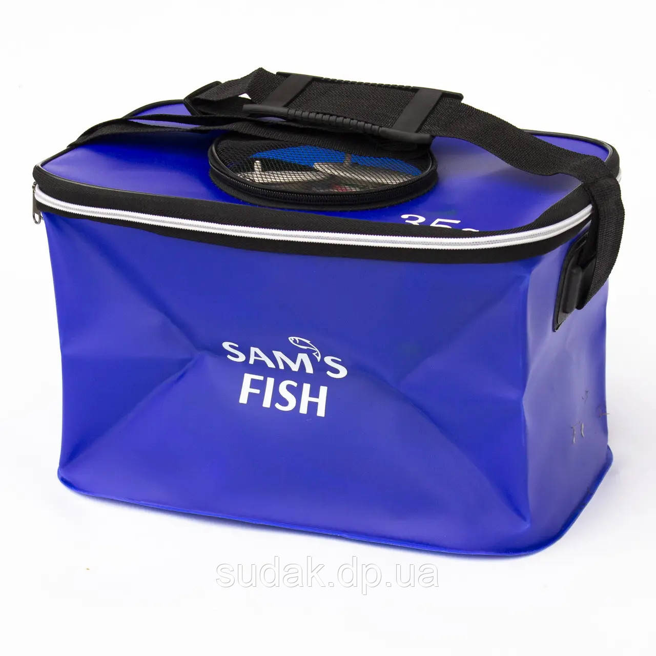 Сумка для риболовлі  Sams Fish 12 л 30x20x20см водонепроникна синя