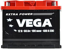 Акумулятор Vega 6CT-60-0 60AH/480A R+ 0 (Вега) Westa (Веста) Автомобільний кислотний Україна ПДС