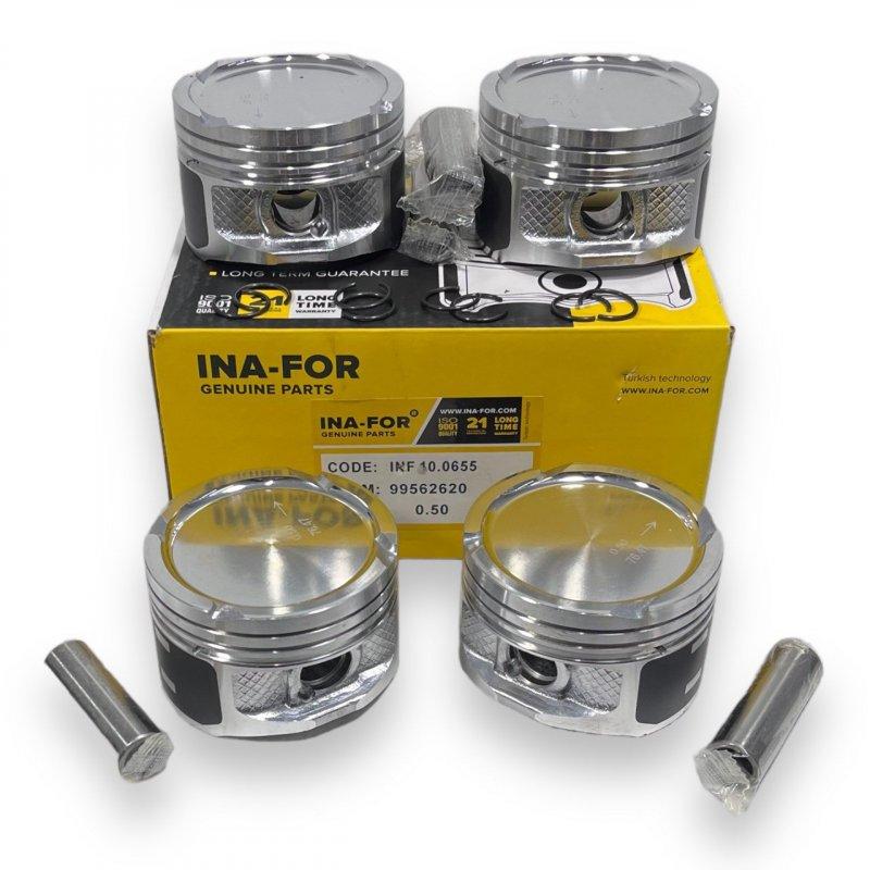 Поршня ремонтні для Audi Volkswagen Golf Bora Skoda Octavia Fabia 76,5 мм 0,5 AKQ (INA-FOR INF10.0655), фото 1