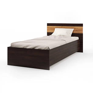 Односпальне ліжко Соната-900 Венге + крафт золотий, фото 2