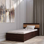 Односпальне ліжко Соната-900 Венге + крафт золотий