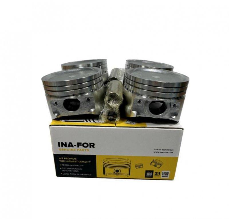 Поршень з пальцем Chery Tiggo 2.4 STD (ком-кт 4 шт) (INA-FOR INF80.1139), фото 1