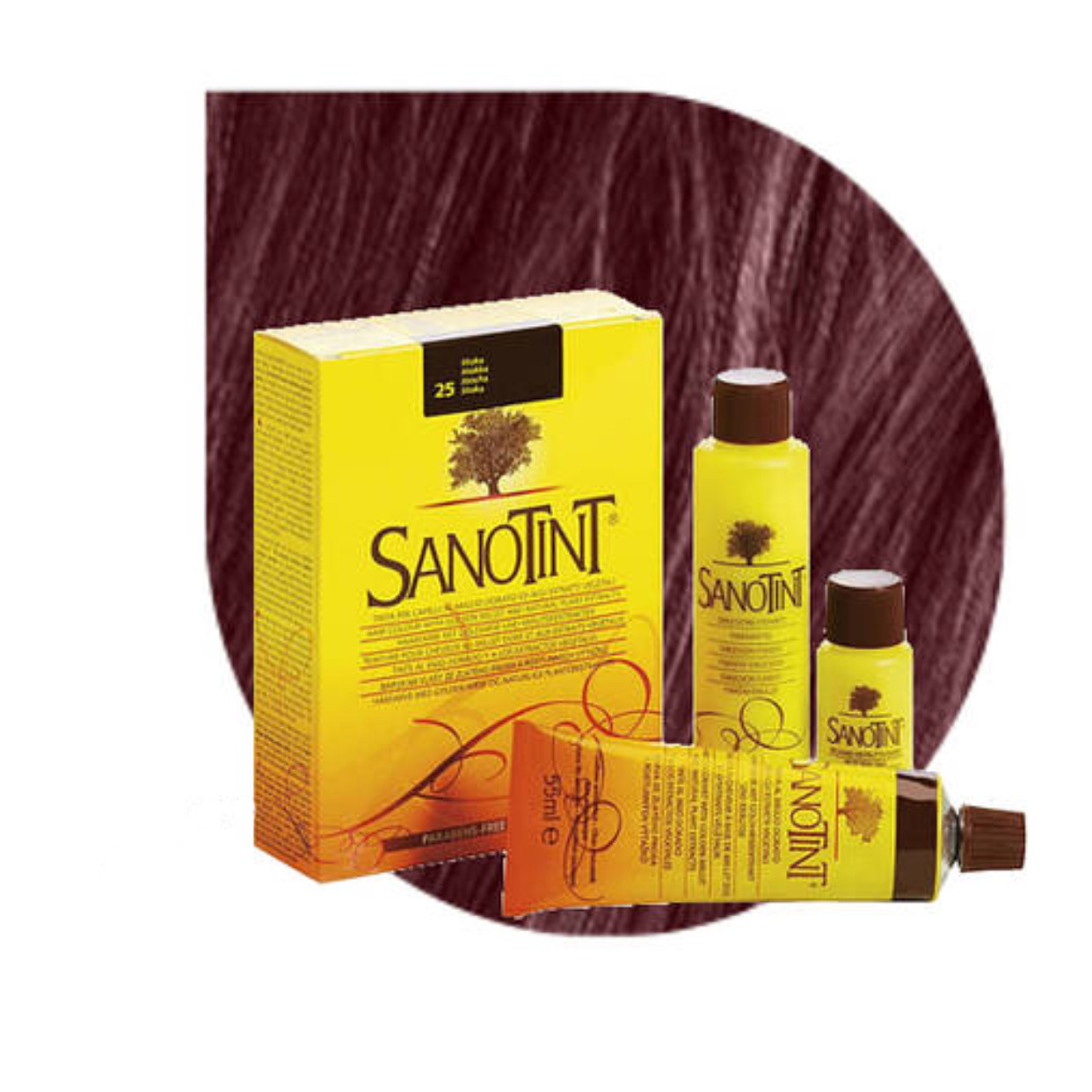 Органічна фарба для волосся Mокко №25 Sanotint Вивасан Vivasan Switzerland Swiss 125мл