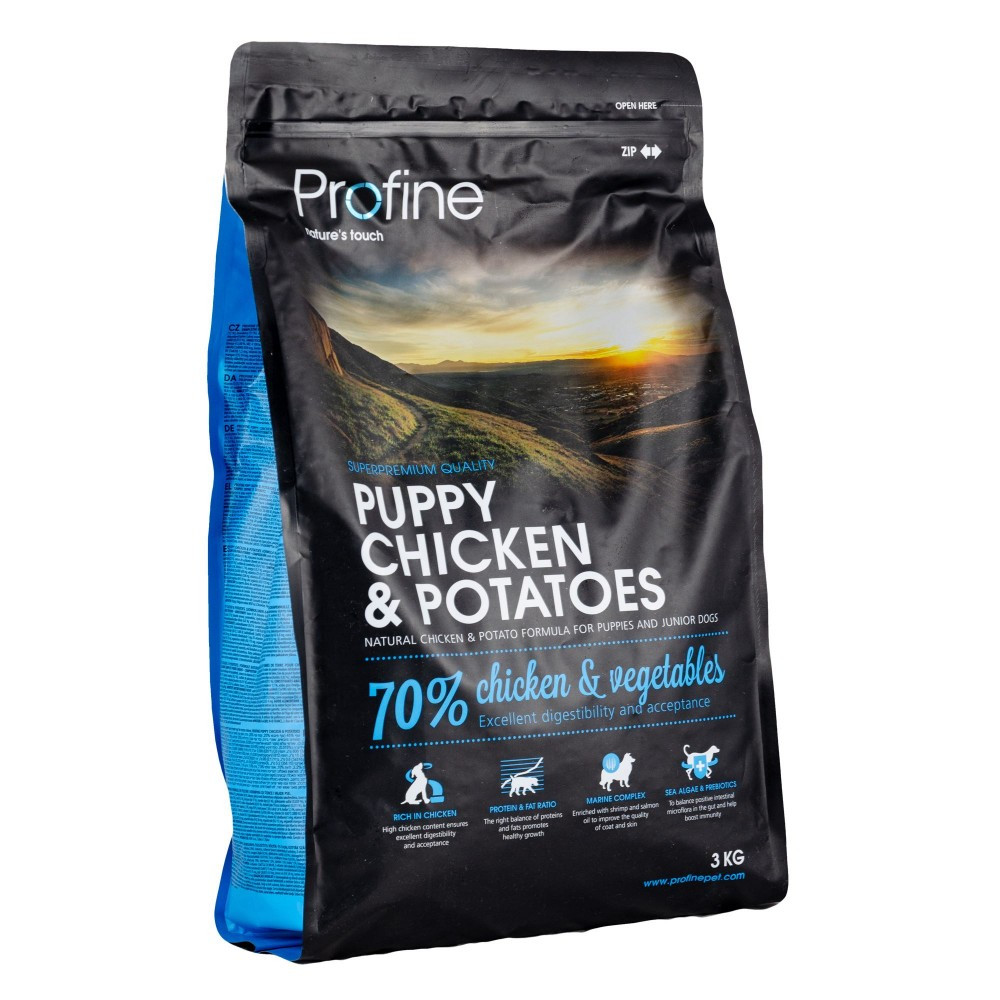 Сухий корм для цуценят всіх порід з куркою та картоплею Profine Puppy Chicken 3 кг